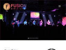 Tablet Screenshot of fusionbiblecamp.org